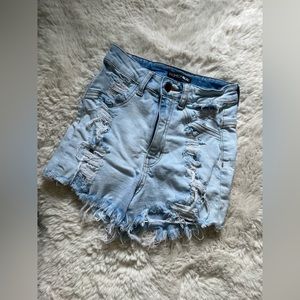 Fashion Nova high waisted, ripped Jean Shorts